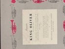 King Oliver  --  BRUNSWICK  B-1022 - Volume 1 - 4 records