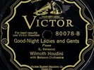 CALYPSO Belasco & Wilmouth Houdini (E) Good-Night Ladies and Gents / Caroline
