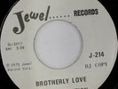 rare Soul 45 BPS REVOLUTION brotherly love JEWEL Hear