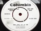 CLIFF RICHARD - NINE TIMES OUT OF TEN - UK 45 DEMO -  DB 4506 - EX