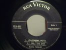 ELVIS PRESLEY EPA821 HEARTBREAK HOTEL EP NO DOG ON LABEL