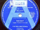  ROLLING STONES 1973 AUSTRALIAN RADIO PROMO A LABEL 45 SAD DAY/SITTN ON