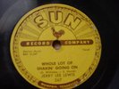 JERRY LEE LEWIS vg 78 on SUN 1957