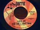 Peter Cook & Dudley Moore - Love Me/Bedazzled PROMO 45-PAR-3016