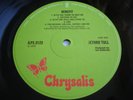 JETHRO TULL BENEFIT CHRYSALIS UK FIRST ISLAND WHITE i LOGO ILPS CATALOGUE PREFIX