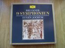 DGG TULIPS BRUCKNER 9 SYMPHONIEN JOCHUM BOX 11 LP  *NM*