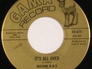 RICHIE KAY northern soul garage 45 on GAMA (Virginia) “It’s All Over” orig HEAR