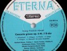 10inch ETERNA BOSSE/MARGRAF HANDEL Concerto Grosso op.6 05-06 STEREO ED1 NM