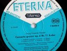 10inch ETERNA BOSSE/MARGRAF HANDEL Concerto Grosso op.6 11-12 STEREO ED1 NM