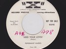 '55 Bluesy Doowop PEPPERMINT HARRIS/Group Need Your Lovin' 