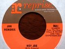 JIMI HENDRIX Foxey Lady/ Hey Joe - Original Reprise 1967 45 - MINT
