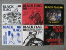 BLACK FLAG - nervous breakdown/six pack/tv party/louie louie/live 1/live 2 - 7