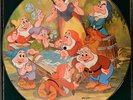 Walt Disney Snow White and the Seven Dwarfs Signed Picture Disc in Display Case