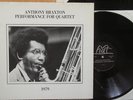 Anthony Braxton Performance For Quartet 2 LP vinyl box set