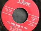 Rare R&B 45 FATS WILSON on CHASE I Need That Money / I'll Come Back To You HEAR