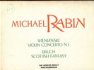 Angel ANG 35484 Michael RABIN Wieniawski Violin Cto #1 Bruch Scottish Fantasy LP