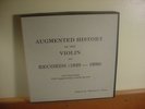 THOMAS CLEAR Augmented History of the Violin TLC 2580