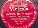 VERY RARE Enrico Caruso 78 RPM - O sole mio (My Sunshine) - 'A Vucchella - L K
