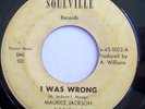 RARE NORTHERN 45-MAURICE JACKSON-ITS TOO LATE BABY-SOULVILLE