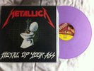 METALLICA METAL UP YOUR ASS, PURPLE VINYL LP-RARE MFN 7-1 MUA 666