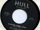 THE HEARTBEATS 1956 Doo Wop 45 VG+ DARLING HOW LONG / HURRY HOME BABY, HULL 713