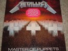 METALLICA - Master Of Puppets White Label Promo LP With Sticker & Gold Stamp