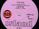 JETHRO TULL This Was VERY RARE UK MONO ISLAND EX+ LP