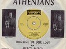 ATHENIANS - THINKING OF OUR LOVE - RARE 60's SCOTTISH BEAT 45 PIC SLV MINT