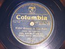 Columbia Blue Wax Record - by Earl Burtnett - 2921-D