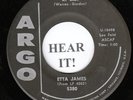 R&B 45 Etta James-Argo #5380-black label-At Last/I Just Want to Make Love to You