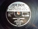 JOHNNY CASH 78RPM Schellack Platte LONDON 1958 Come In Stranger RAR