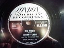 JOHNNY CASH 78RPM Schellack Platte LONDON 1957 Big River RAR