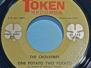 CROSSFIRES 7 45 One Potato Two Potato LUCKY TOKEN 112 garage TURTLES Surf  VG++