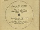 Stanley WEINER, FRANCOEUR, LOEILLET, LECLAIR Sonates French LP DF 740016