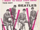 BEATLES I Want To Hold Your Hand RARE UNIQUE Denmark p/s 45 RED LABELS 1st issue