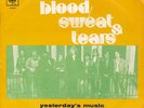 Blood Sweat & Tears Yesterday's Music / No Show Portugal 45 With Picture Sleeve