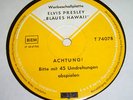 ELVIS - Blaues Hawaii (Blue Hawaii) - *Werbeschallplatte* ( T 74078)