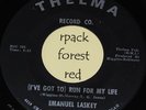 EMANUEL LASKEY - Run For My Life -  THELMA 110