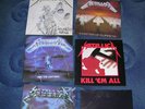 Metallica 6xVinyl Justice for All,Ride the Lightning,Black Album,Kill em All ...