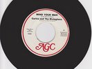 CARLOS & THE RIVINGTONS - MIND YOUR MAN / I LOST THE LOVE - AGC WHITE DEMO