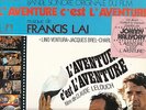 RARE LP 30cm J.HALLYDAY  BOF L'AVENTURE C'EST L'AVENTURE  + STICKER