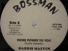 HARRIS MAZYCK More Power To You BOSSMAN MIAMI MODERN SOUL BOOGIE 12