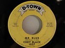 45 RARE NORTHERN SOUL CODY BLACK Mr. Blue on D-Town ----  HEAR