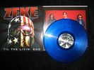 **ZEKE - TIL THE LIVIN END - BLUE VINYL** RARE punk LP motorhead DWARVES