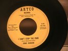 1967 ERNIE JOHNSON TENDER MOMENTS,I CANT STOP THE PAIN ARTCO RECORDS 45-104 RARE