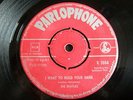 THE BEATLES-I WANT TO HOLD YOUR HAND RARE ORIG NORWAY PRESS RED LABEL PARLOPHONE
