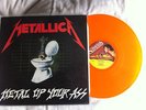 Metallica Metal up your Ass Rare Orange Vinyl MFN 7-1 MUA 666