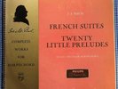ISOLDE AHLGRIMM French Suites BACH  ORIG Philips Plum 2-LPs HOL-1950s  NM