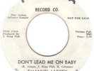 NORTHERN SOUL     EMANUEL LASKEY      DON'T LEAD ME ON BABY    THELMA