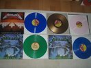 6 x METALLICA Colored Vinyl Master of Puppets Creeping Death until it Sleeps TOP